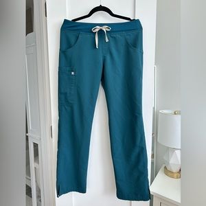RARE FIGS Scrub Pant- Carribean Blue- Kade Cargo Pant- S